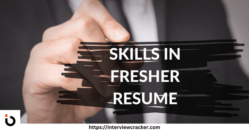 skills in resume for freshers