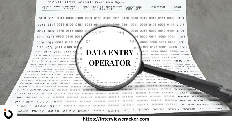 data entry Operator Job Description