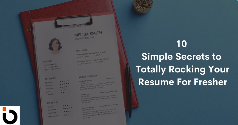 Freshers Resume Tips