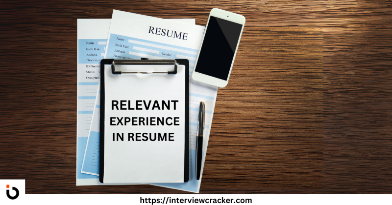 relevant experience in resume