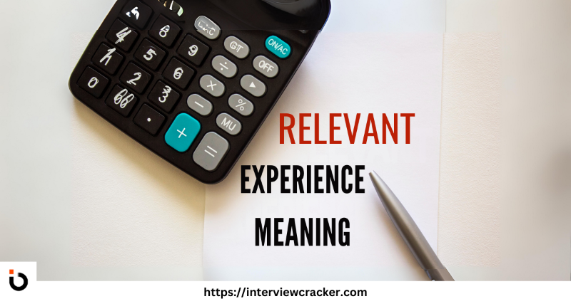 relevant experience meaning