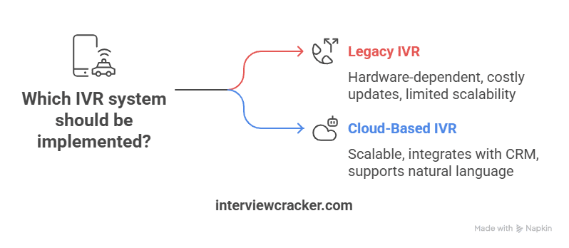 Legacy Vs Cloud-based IVR
