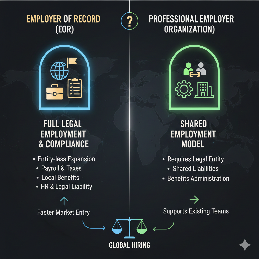 Global Hiring Explained Employer Of Record Vs PEO Which Model Works 